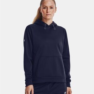 NWOT/ Under Armour Fleece Storm Midnight Blue Hoodie